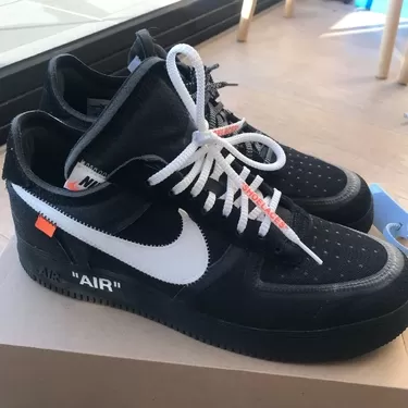 Aaron R. Off-White x Nike Air Force 1 Low Black