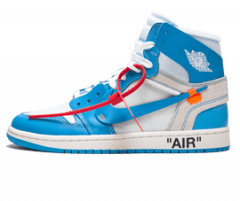 Off White Air Jordan 1 Blue