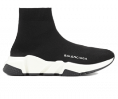 Balenciaga MID Black White Black