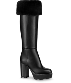 Louis Vuitton Lv Beaubourg Platform High Boot