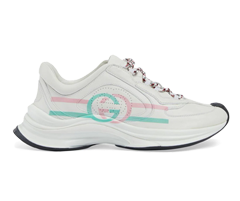 Gucci Interlocking G White/pink/green