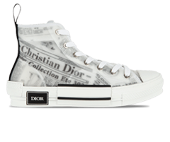 Dior High Newsprint White Black