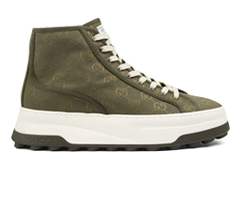 Gucci GG High-Top Sneakers Khaki