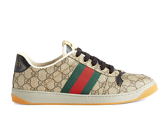 Gucci Screener Lace-Up Sneakers Vintage Logo