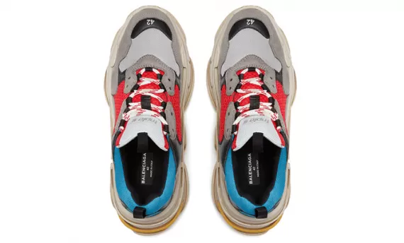 Balenciaga Triple S - Trainers  Red / Blue