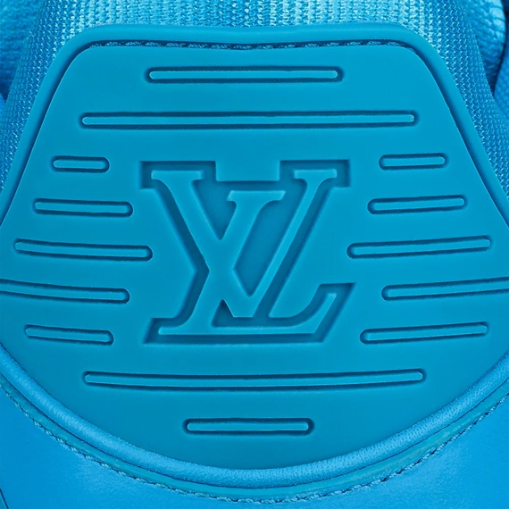 Louis Vuitton Trainer Sneaker - Blue, Calf leather