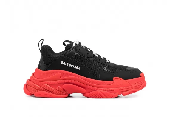 Balenciaga Triple S - Black/Red