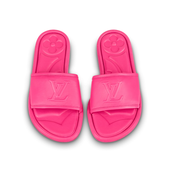 Louis Vuitton Magnetic Flat Mule Fuchsia Pink