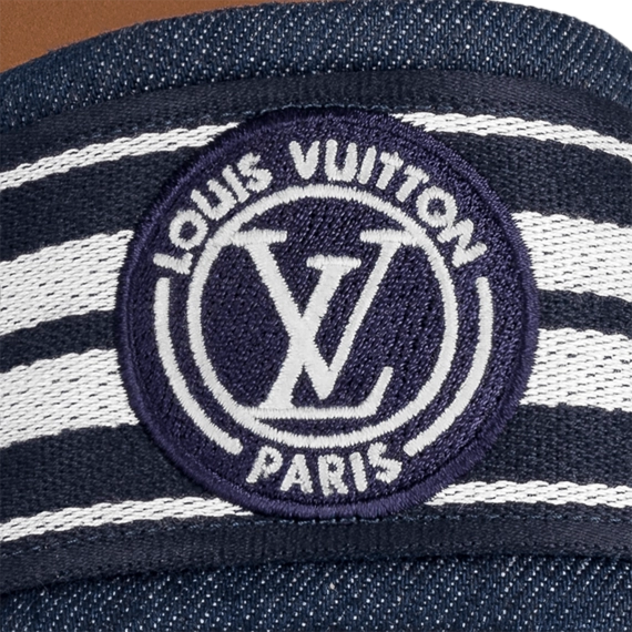 Louis Vuitton Lock It Flat Mule Blue