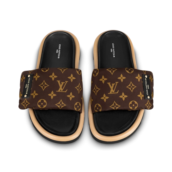 Louis Vuitton Pool Pillow Flat Comfort Mule Cacao Brown