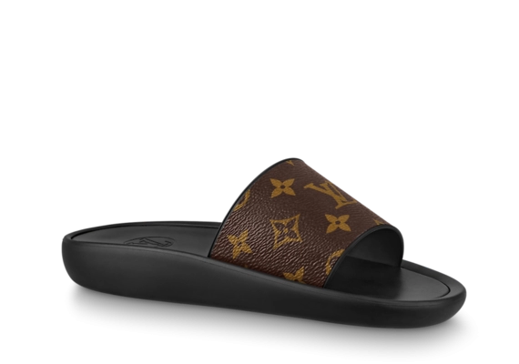Louis Vuitton Sunbath Flat Mule Cacao Brown
