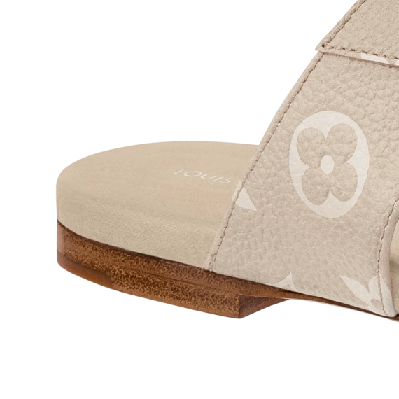 Louis Vuitton Croisiere Flat Mule Beige