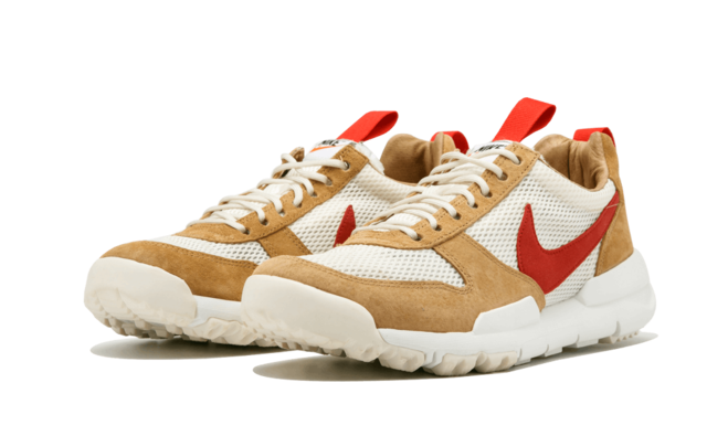 Tom Sachs x Nike Mars Yard 2.0 NATURAL/SPORT RED-MAPLE AA2261 100