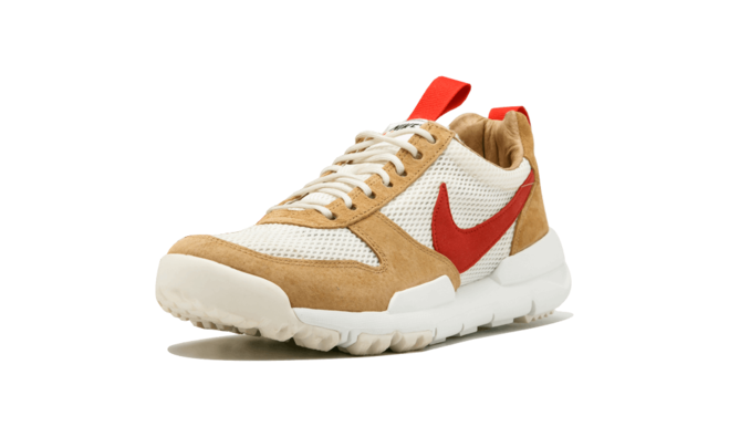 Tom Sachs x Nike Mars Yard 2.0 NATURAL/SPORT RED-MAPLE AA2261 100