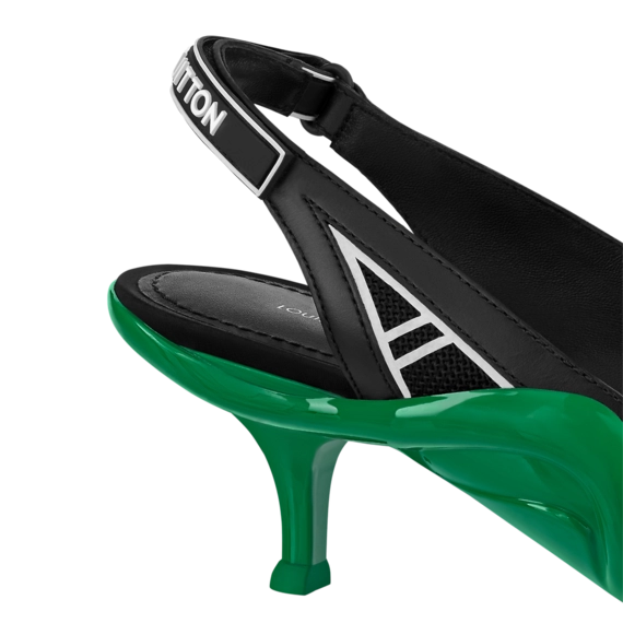 Louis Vuitton Archlight Slingback Pump Black / Green