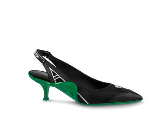Louis Vuitton Archlight Slingback Pump Black / Green