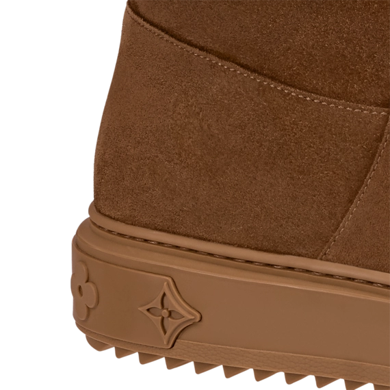 Louis Vuitton Snowdrop Flat Ankle Boot Cognac Brown