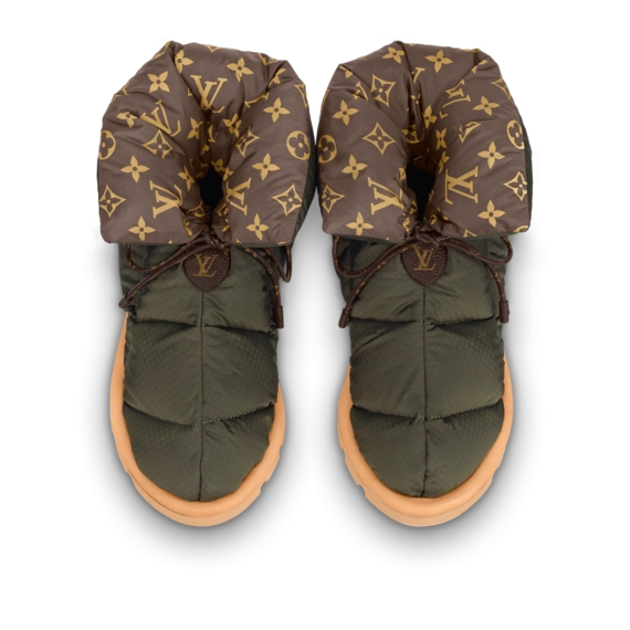 Louis Vuitton Pillow Comfort Ankle Boot Khaki Green