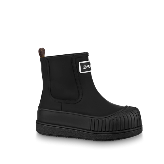 Louis Vuitton Polar Flat Ankle Boot Black