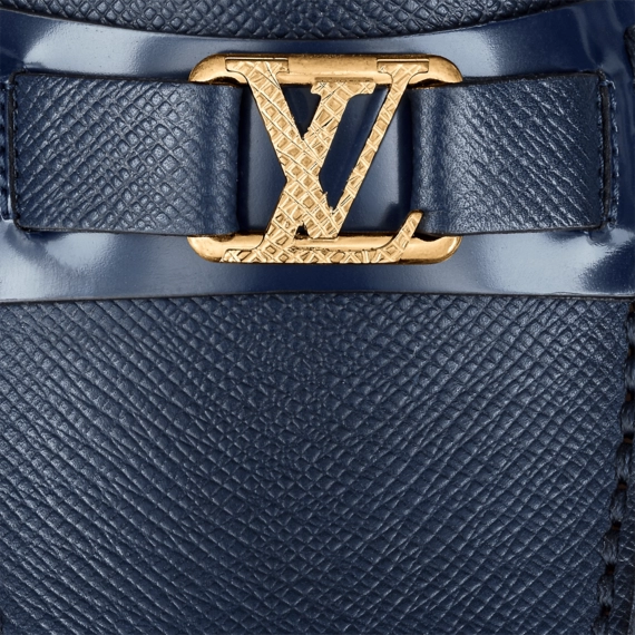 Louis Vuitton Hockenheim moccasin Navy Blue