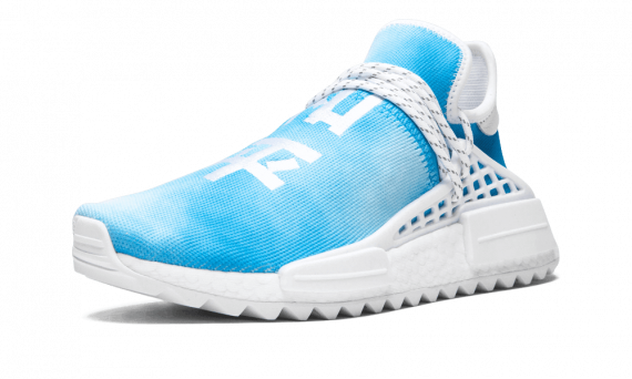 human race shoes blue