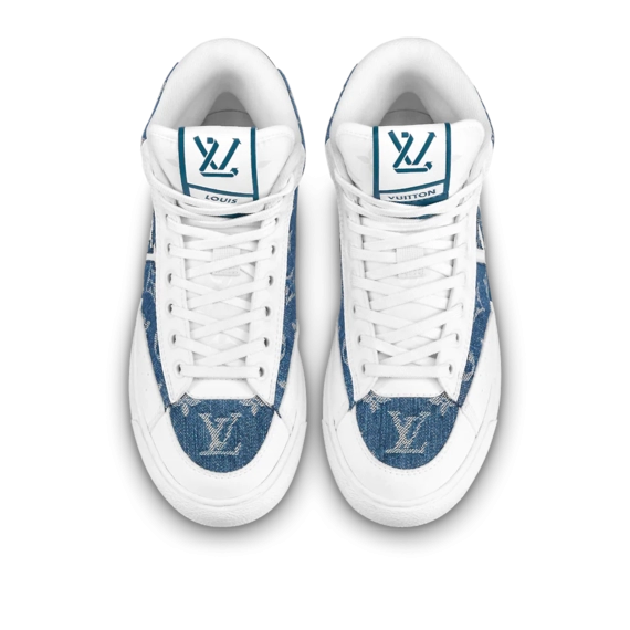 Louis Vuitton Charlie Sneaker Boot Blue