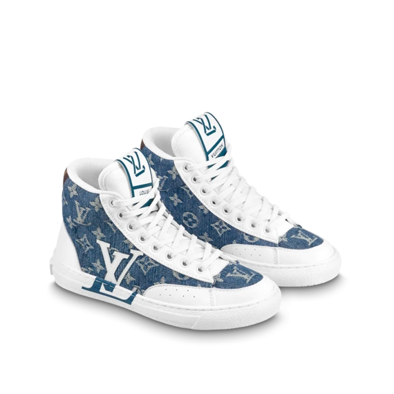 Louis Vuitton Charlie Sneaker Boot Blue