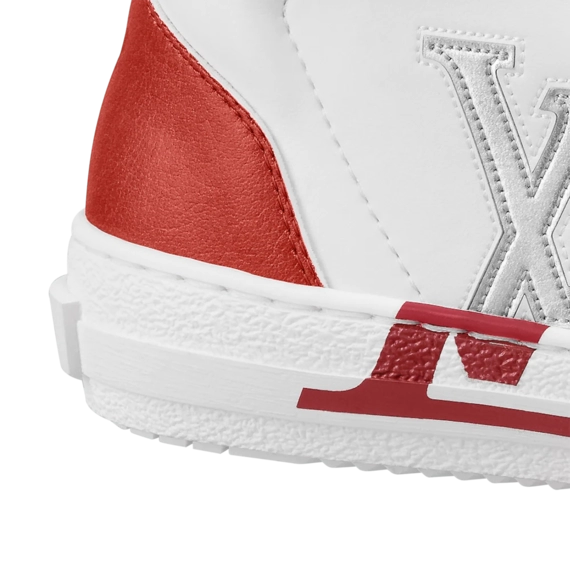 Louis Vuitton Charlie Sneaker Boot Red