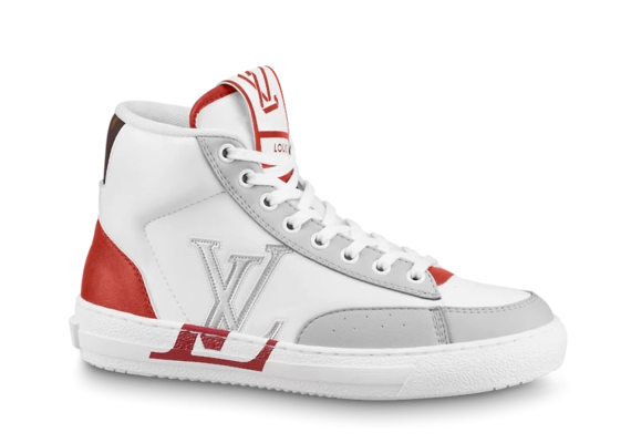 Louis Vuitton Charlie Sneaker Boot Red