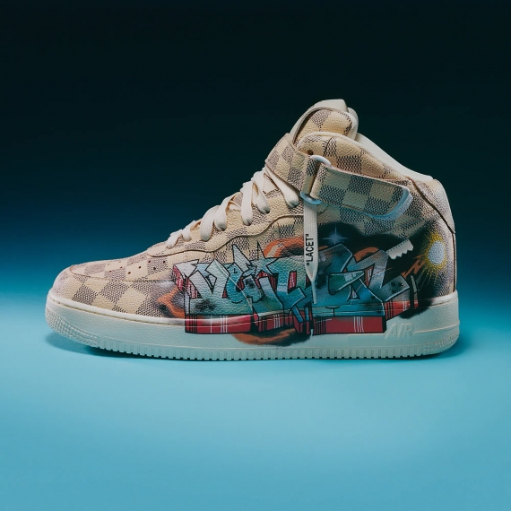 Louis Vuitton X Air Force 1 Mid Graffiti