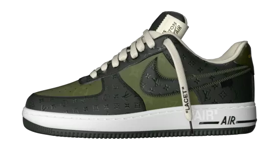 Louis Vuitton X Air Force 1 Low  Khaki / White