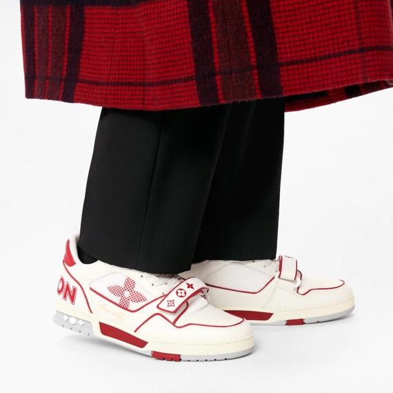 Louis Vuitton Trainer Sneaker Red