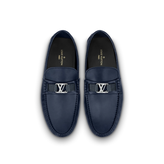 Louis Vuitton Hockenheim Mocassin Navy Blue