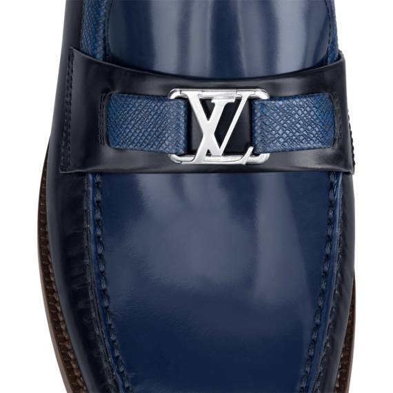 Louis Vuitton Major Loafer Navy Blue