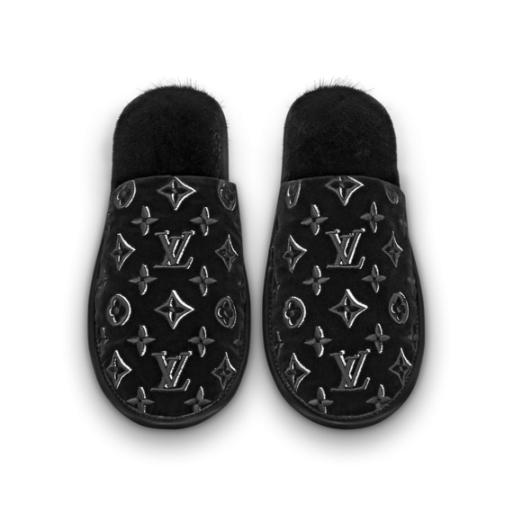 LV Suite Open Back Flat Loafer