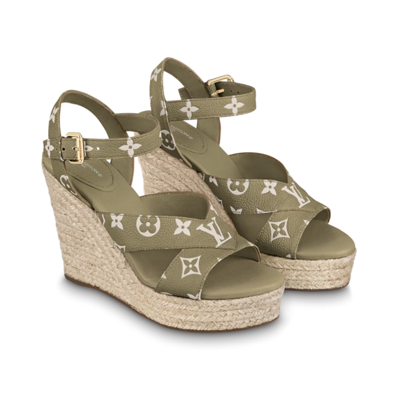 Louis Vuitton Starboard Wedge Sandal