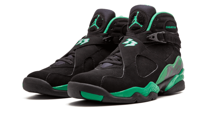 Air Jordan 8 Retro Sugar Ray BLACK/STEALTH-CLOVER