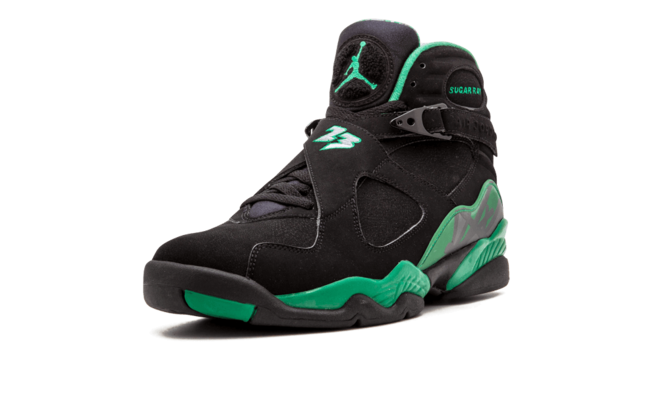 Air Jordan 8 Retro Sugar Ray BLACK/STEALTH-CLOVER