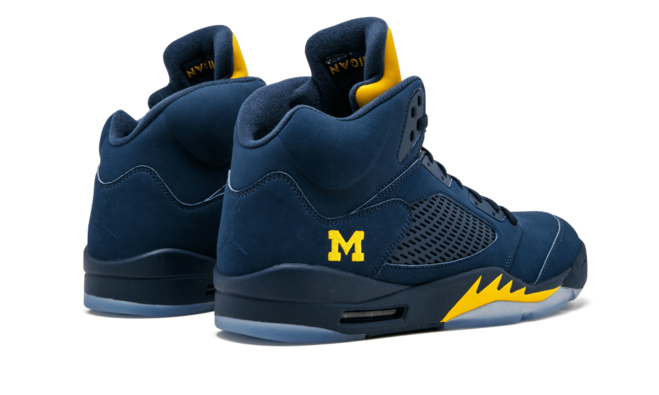 Air Jordan 5 Retro - Michigan COL NAVY/COL NAVY-ARM