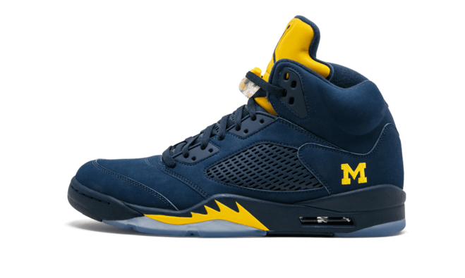 Air Jordan 5 Retro - Michigan COL NAVY/COL NAVY-ARM