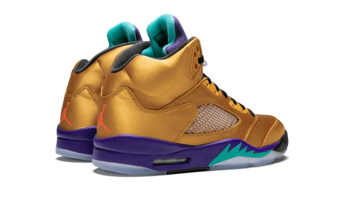 Air Jordan 5 Retro F&F Fresh Prince of Bel-Air WHEAT/INFREARED-GRAPE ICE-BLAC