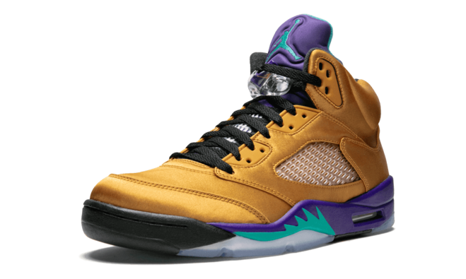 Air Jordan 5 Retro F&F Fresh Prince of Bel-Air WHEAT/INFREARED-GRAPE ICE-BLAC