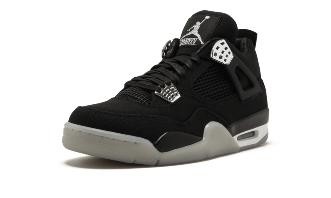 Air Jordan 4 Retro EMINEM x Carhartt BLK/CHROME-WHITE