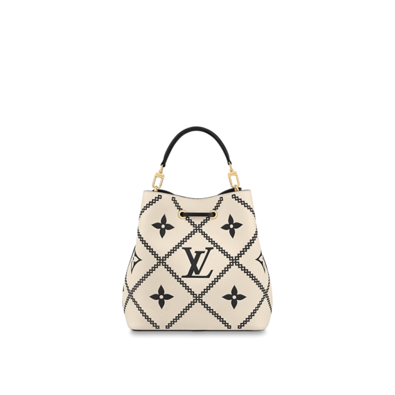 Louis Vuitton  NeoNoe MM Creme Beige / Black