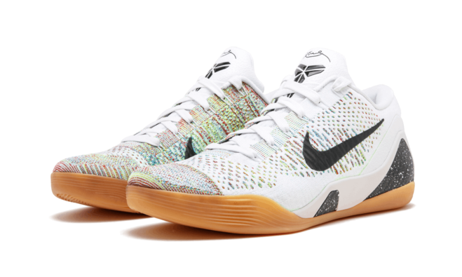 Nike Kobe 9 Premium HTM WHITE/BLACK-MULTI-COLOR