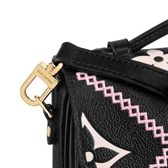 Louis Vuitton Pochette Metis Black / Pink / Beige