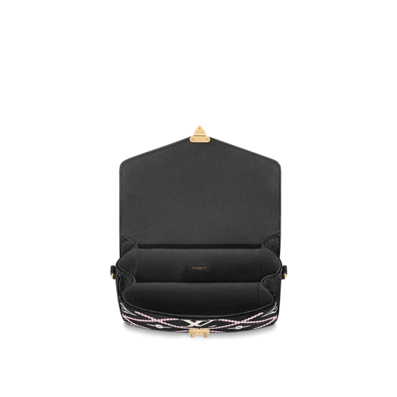 Louis Vuitton Pochette Metis Black / Pink / Beige