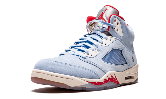 Jordan Air Jordan 5 Retro - TROPHY ROOM ICE BLUE/UNIVERSITY RED-SAIL-M