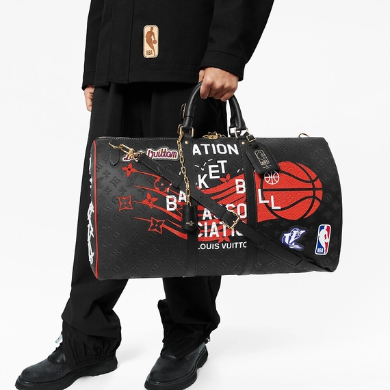 LVxNBA Keepall Bandouliere 55