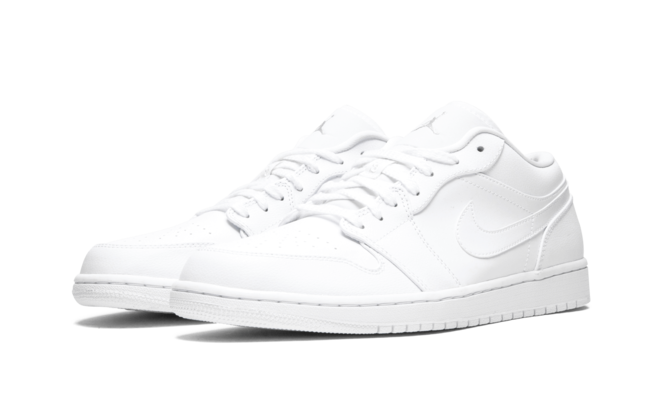 Air Jordan 1 Low White Metallic Silver